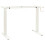 Berkfield Manual Height Adjustable Standing Desk Frame Hand Crank White 1