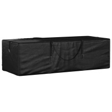 Berkfield Garden Cushion Storage Bag Black 135x40x55 cm Polyethylene