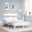 Berkfield Bed Frame without Mattress White Small Double Solid Wood Pine 1