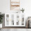 Berkfield Wall Mounted Cabinets 2 pcs White Engineered Wood 1