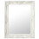 Berkfield Wall Mirror Baroque Style 50x60 cm White 1