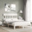 Berkfield Bed Frame without Mattress White Small Double Solid Wood Pine 1