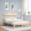 Berkfield Bed Frame without Mattress Small Double Solid Wood Pine 1