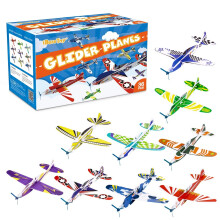 36 Pack Foam Glider Planes for Kids 8 Inch Foam Airplane Toys Party Favors Outdoor Flying Set
