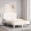 Berkfield Bed Frame without Mattress White Small Double Solid Wood Pine 1