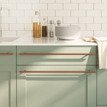 Berkfield Cabinet Handles 10 pcs Bronze 480 mm Stainless Steel