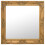 Berkfield Wall Mirror Baroque Style 60x60 cm Gold 1