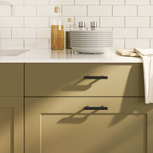 Berkfield Cabinet Handles 20 pcs Black 64 mm Stainless Steel