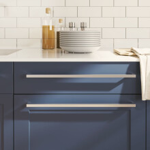 Berkfield Cabinet Handles 20 pcs Silver 480 mm Stainless Steel