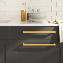 Berkfield Cabinet Handles 10 pcs Gold 320 mm Stainless Steel