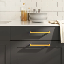Berkfield Cabinet Handles 10 pcs Gold 192 mm Stainless Steel