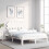 Berkfield Bed Frame without Mattress White Small Double Solid Wood Pine 1