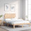 Berkfield Bed Frame without Mattress Small Double Solid Wood Pine 1