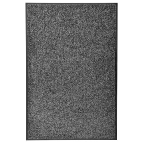 Berkfield Doormat Washable Anthracite 60x90 cm