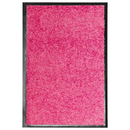 Berkfield Doormat Washable Pink 40x60 cm