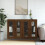 Berkfield Wall Mounted Cabinets 2 pcs Brown Oak Engineered Wood 1