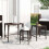 Berkfield Nesting Tables 3 pcs Brown Poly Rattan 1
