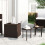 Berkfield Side Tables 3 pcs Brown Poly Rattan 1