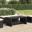 Berkfield Coffee Table Black 100x50x40 cm Poly Rattan 1