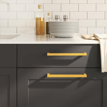 Berkfield Cabinet Handles 20 pcs Gold 224 mm Stainless Steel