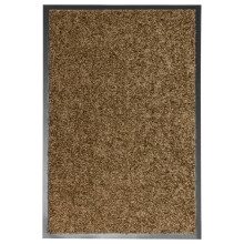 Berkfield Doormat Washable Brown 40x60 cm