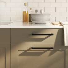 Berkfield Cabinet Handles 20 pcs Black 192 mm Stainless Steel