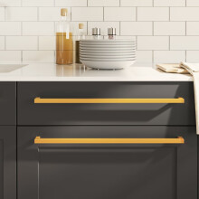 Berkfield Cabinet Handles 10 pcs Gold 480 mm Stainless Steel