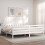 Berkfield Bed Frame without Mattress White 200x200 cm Solid Wood 1