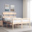 Berkfield Senior Bed without Mattress Small Double Solid Wood 1