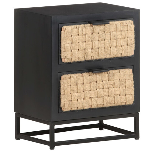 Berkfield Bedside Cabinet 40x30x50 cm Solid Mango Wood