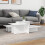 Berkfield Coffee Tables 2 pcs High Gloss White Engineered Wood 1