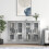 Berkfield Wall Mounted Cabinets 2 pcs Concrete Grey Engineered Wood 1