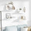 Berkfield Floating Wall Shelf High Gloss White 50x23x3.8 cm MDF 1