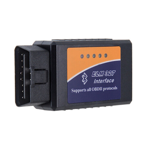 Fejlkodelæser OBD2ELM327Bildiagnostik med Bluetooth sort