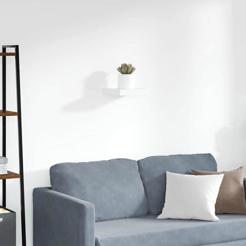 Photos - Other for Repair Berkfield Floating Wall Shelf White 23x23.5x3.8 cm MDF