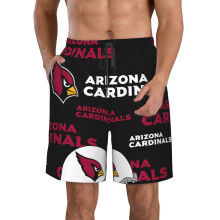 Cardinals Herren-Freizeithose für den Strand, kurze Sporthose mit Football-Teamlogo und Ärmeln – das perfekte Geschenk für Baseballfans
