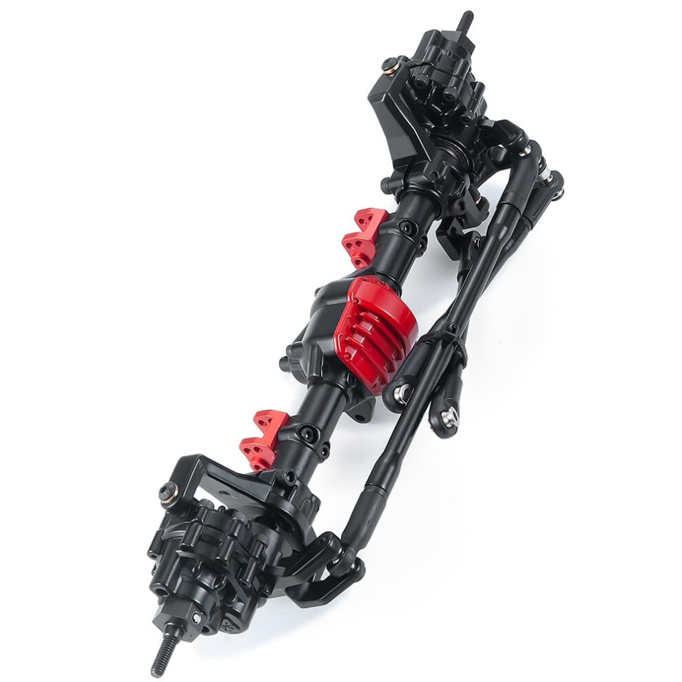 Rc Portal Axle Cnc Aluminum Front And Rear Upgrade For Axial Scx10 Ii 1/10 Crawler, Precision Machined 9045646561103