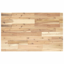 Berkfield Bathroom Vanity Top Untreated 80x50x4 cm Solid Wood Acacia
