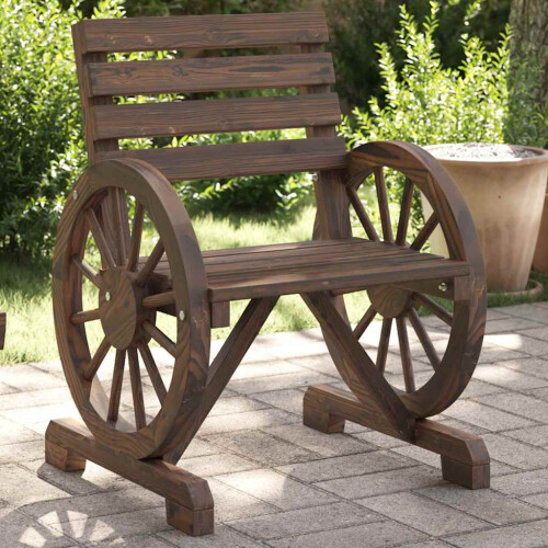 Berkfield Garden Chairs 4 pcs Solid Wood Fir
