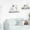 Berkfield Floating Wall Shelf Grey 60x23.5x3.8 cm MDF 1