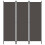 Berkfield 3-Panel Room Divider Anthracite 150x180 cm 1