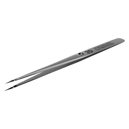Comfortable Grip 3D Tweezers Quality Nonrust Steel-NS02