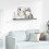 Berkfield Floating Wall Shelf Grey 90x23.5x3.8 cm MDF 1