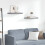 Berkfield Floating Wall Shelf Grey 50x23x3.8 cm MDF 1