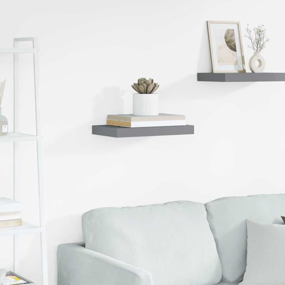 Photos - Other for Repair Berkfield Floating Wall Shelf Grey 40x23x3.8 cm MDF