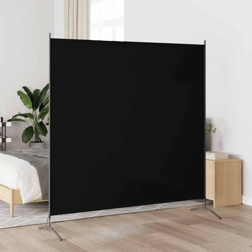 Berkfield 1-Panel Room Divider Black 175x180 cm