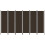 Berkfield 6-Panel Room Divider Brown 300x180 cm 1