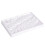 Paint Palette Wavy Imitation Ceramic, Square White 1