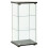 Berkfield Storage Cabinet Tempered Glass Black 1