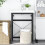 Berkfield Bathroom Washbasin Frame Black 59x38x83 cm Iron 1